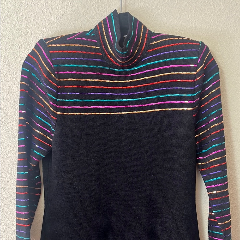 Multicolor Striped St. John Women's Dress
